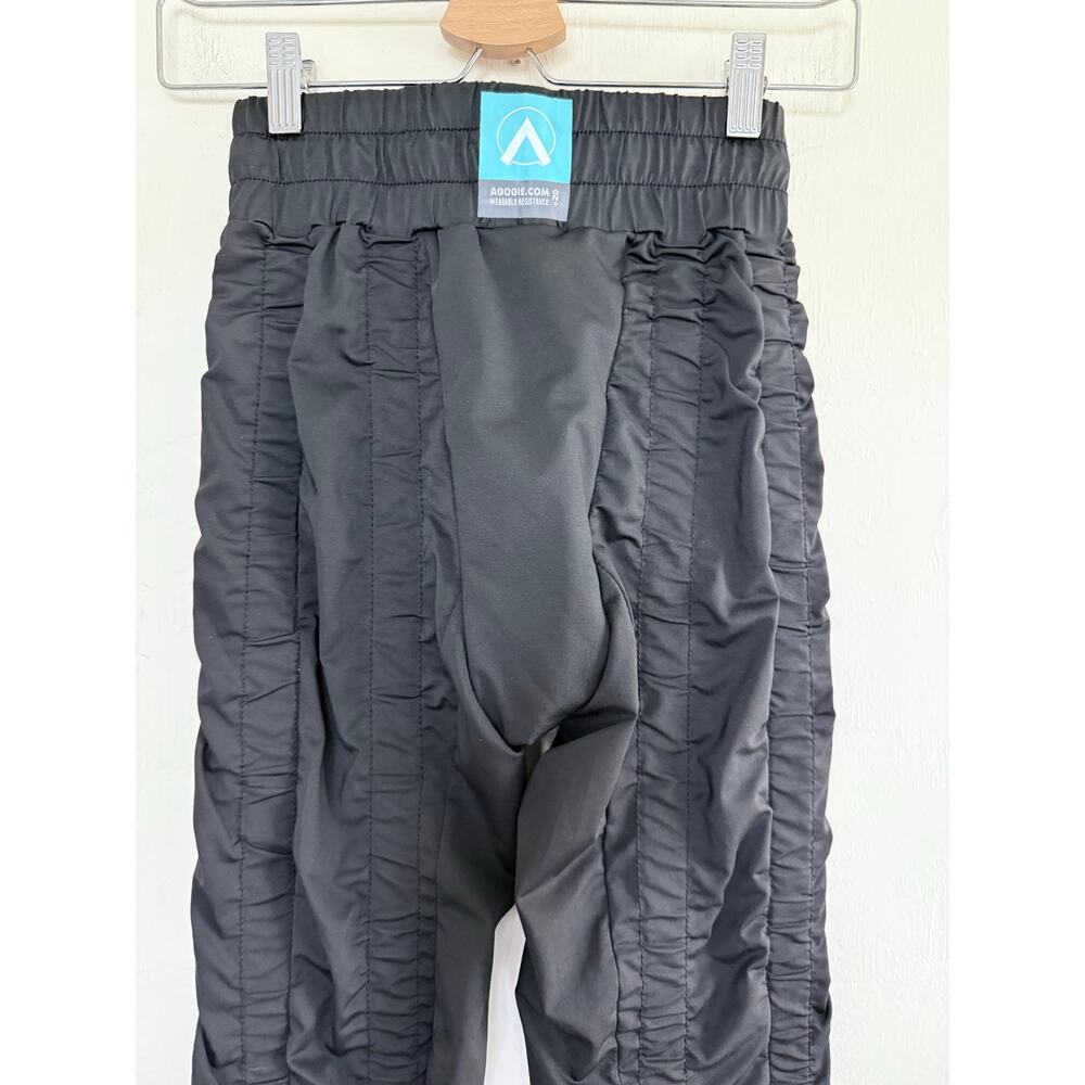AGOGIE black +20 resistance athletic gym training ruched workout leggings pants - Picture 6 of 11